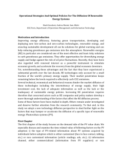 Operational Strategies And Optimal Policies For The Diffusion Of