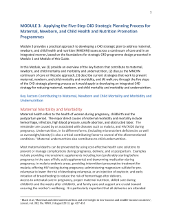 MODULE 3: Applying the Five-Step C4D Strategic Planning
