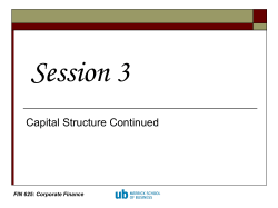 Debt (B) Value of firm (V)