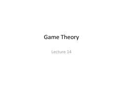 Game Theory