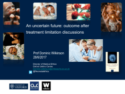 An uncertain future: outcome after treatment limitation discussions