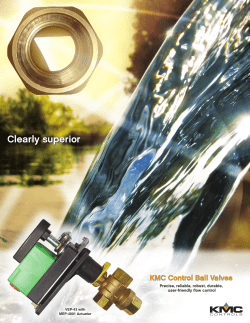 KMC Control Ball Valves Brochure