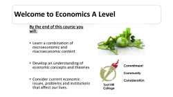 Economics - Toot Hill School