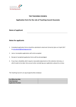 141.5 Kb - Teaching Council