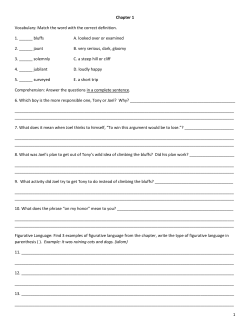 Chapter 1 Vocabulary: Match the word with the correct definition. 1