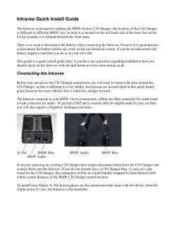 Intravee Quick Install Guide