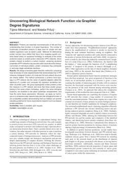 Uncovering Biological Network Function via Graphlet Degree