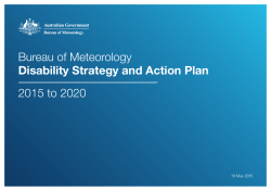 Disability Strategy and Action Plan 2015–2020