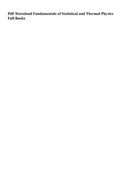 PdF Fundamentals of Statistical and