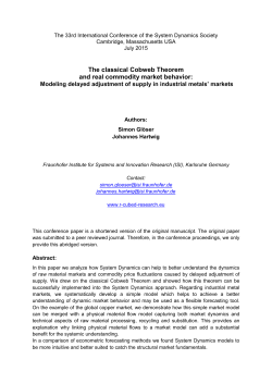 The classical Cobweb Theorem and real commodity market behavior: