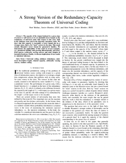 A strong version of the redundancy-capacity theorem of universal