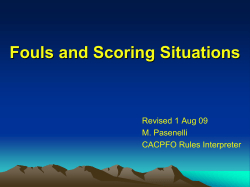 Loss of Down Fouls Part #1: Illegal Forward Passes and