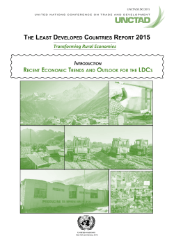 Recent Economic Trends and Outlook for the LDCs