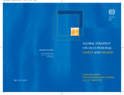 global strategy on occupational safety and health