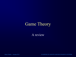 Game Theory