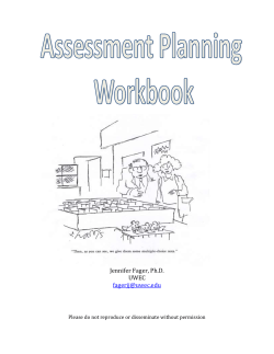 Assessment Planning Workbook