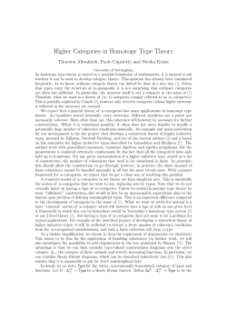 Higher Categories in Homotopy Type Theory