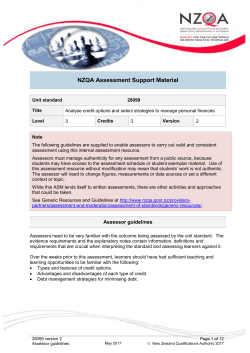 28099 Assessor guidelines