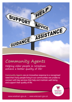 Community Agents - Wrexham County Borough Council