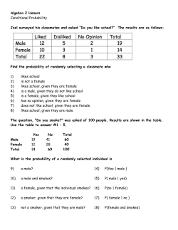 Smokes and develops lung cancer is . Find the probability that