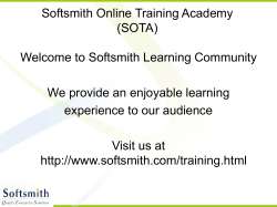 Softsmith Online Training Academy