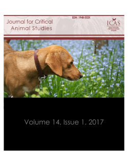 JCAS VOLUME 14, ISSUE 1, May 2017