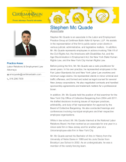 Stephen Mc Quade - Certilman Balin