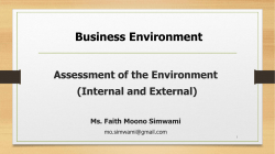 Business Environment