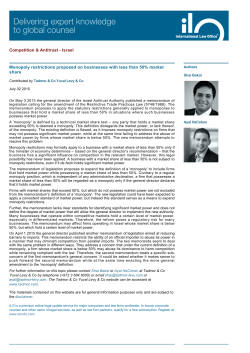 Monopoly restrictions proposed on businesses with