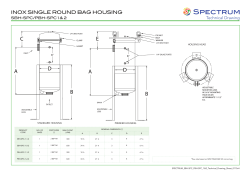 inox single round bag housing