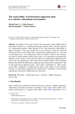 The social utility of performance-approach goals in a