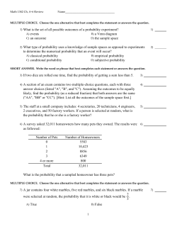 Math1342 Ch. 4,5,6 Review.tst