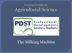 The milking machine
