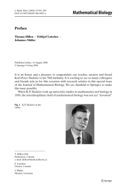 Mathematical Biology