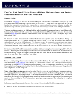 FleetCor: Risk Based Pricing Raises Additional Disclosure Issues