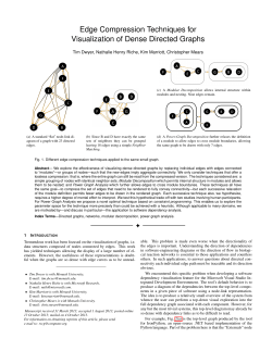 Edge Compression Techniques for Visualization of Dense Directed