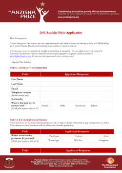 Step 1: Contact Information