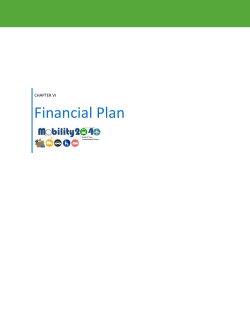 Financial Plan - Central Massachusetts Regional Planning