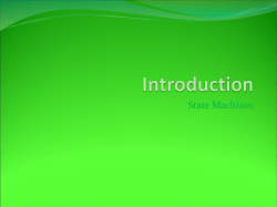 A finite state machine
