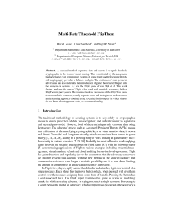 Multi-Rate Threshold FlipThem