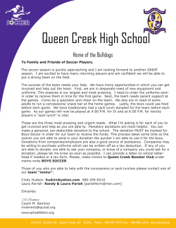 Business Letter for Soccer 2