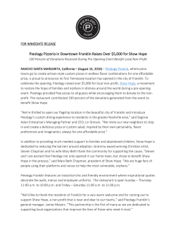 16/08/2016 Pieology Pizzeria in Downtown Franklin Raises Over