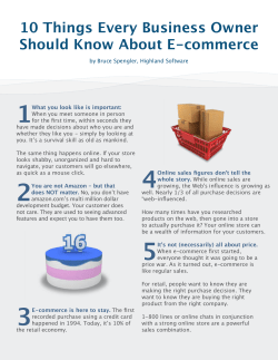 10 Things Every Business Owner Should Know About E