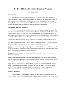 Rocky Hill School Summer Exercise Program
