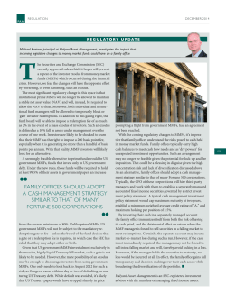 family offices should adopt a cash management strategy similar to