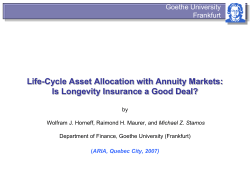 Life-Cycle Asset Allocation with Annuity Markets