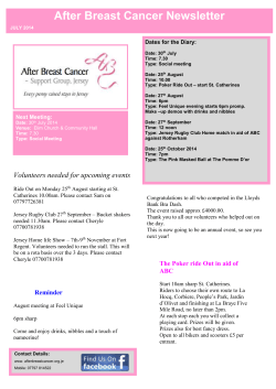 The Poker ride Out in aid of ABC - After Breast Cancer Support