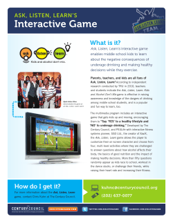 Interactive Game - Responsibility.org