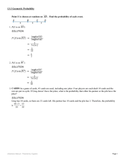 Point X is chosen at random on . Find the probability of each event. 1