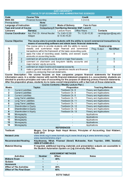 Financial Accounting